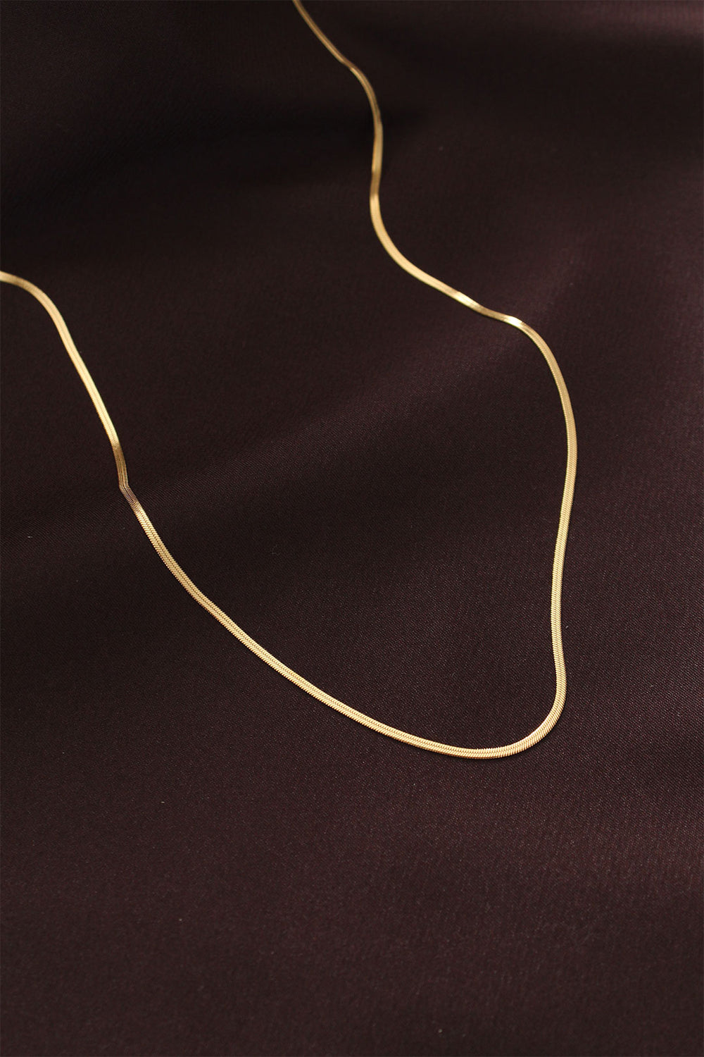 Çelik Gold Renk 60 cm İnce İtalyan Zincir Kolye TG27BKO6227