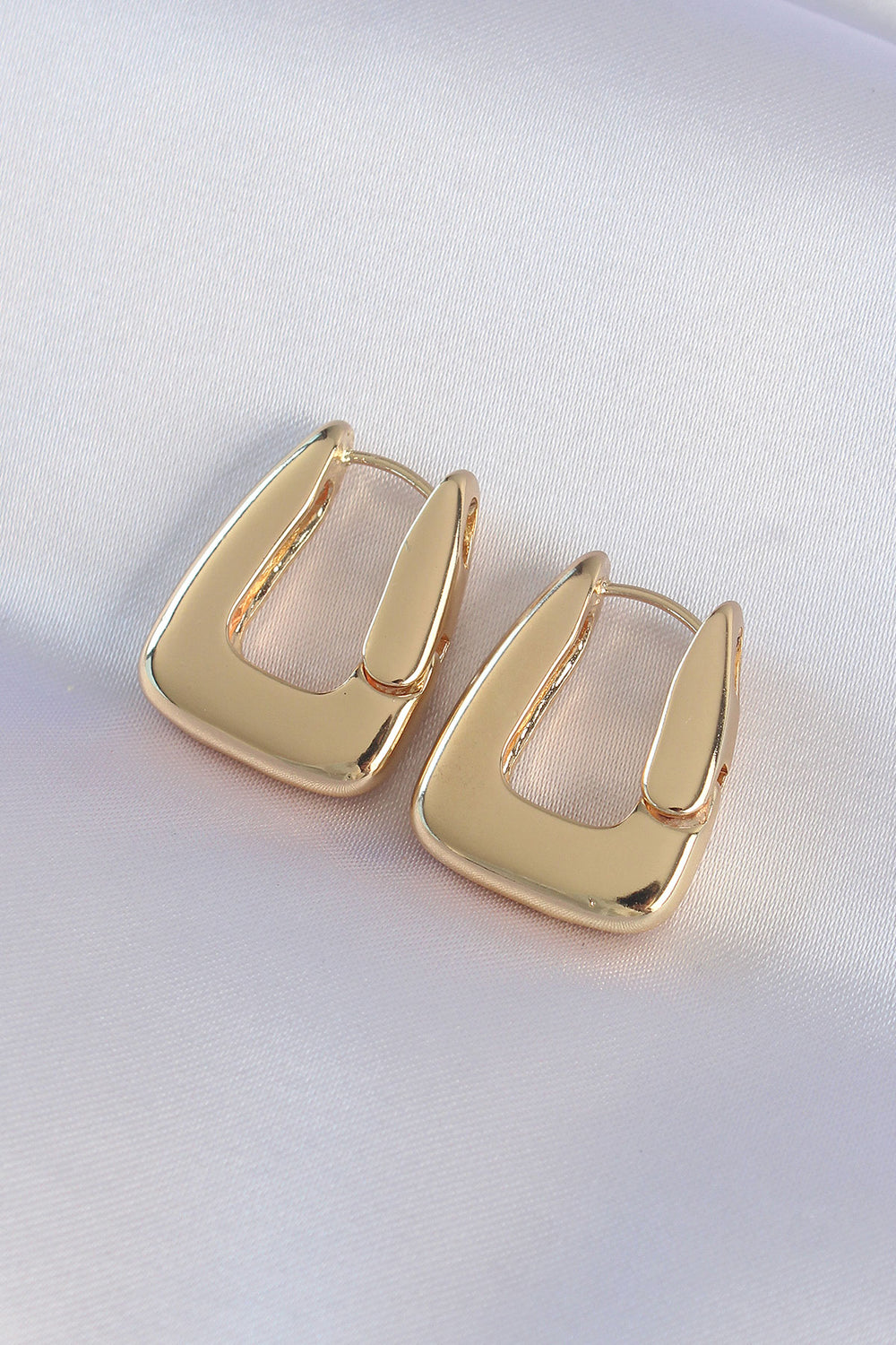 Pirinç Gold Renk Kalın Küpe TG27BKP8978