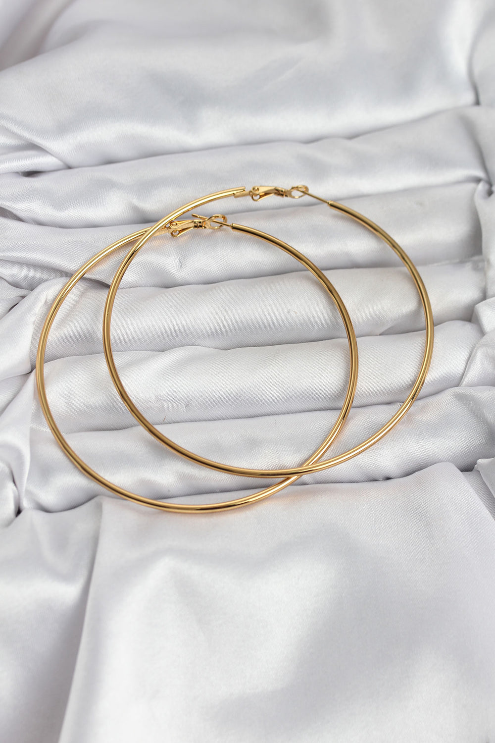 316L Çelik Gold Renk 75 mm Halka Küpe TG27BKP11510