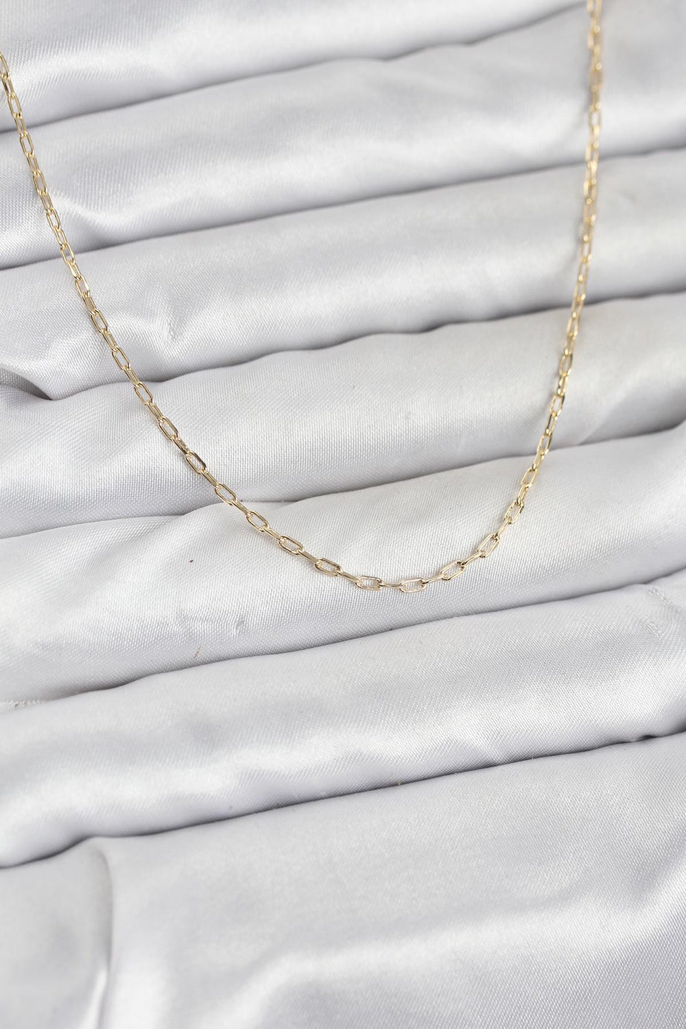 CM 14K Gold Renk Ataç Zincir Model 60 cm Kadın Kolye TG27BKO10934