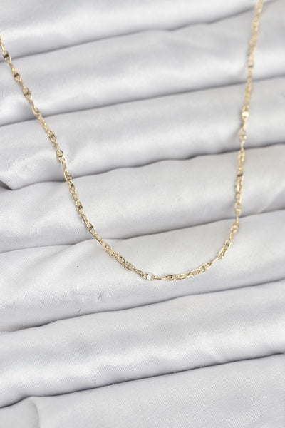 CM 14K Gold Renk Gemici Zincir Model 60 cm Kadın Kolye TG27BKO10968