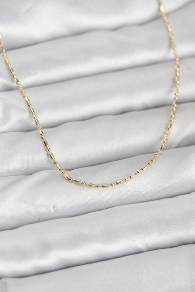 CM 14K Gold Renk Zincirli 60 cm Kadın Kolye TG27BKO10938
