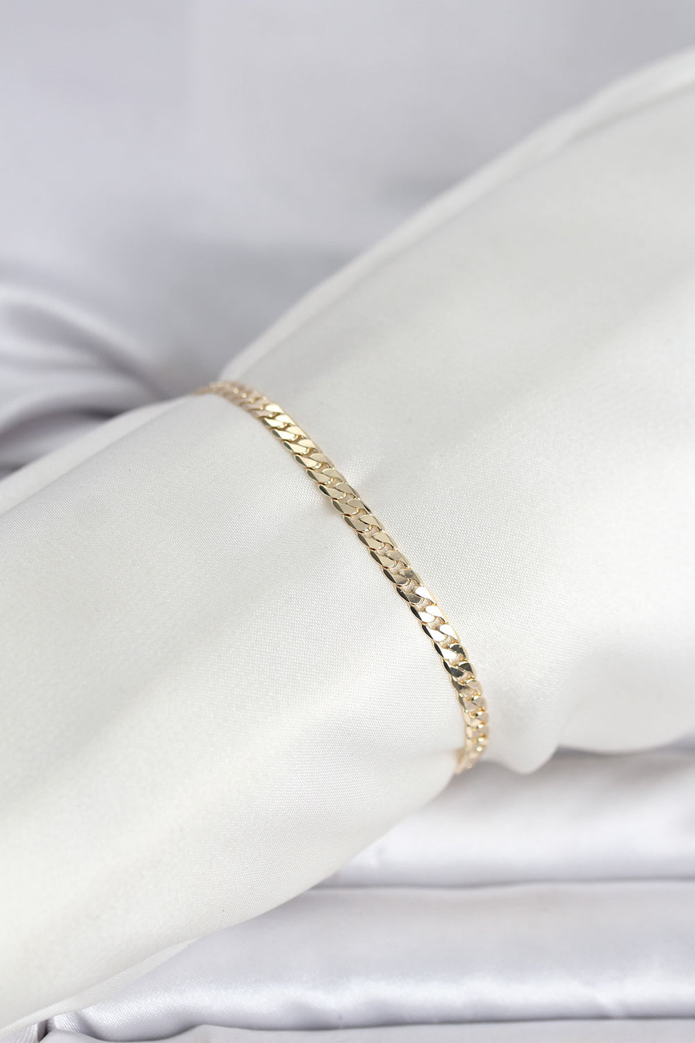 CM 14K Gold Renk Zincirli Model Kadın Bileklik TG27BB8294