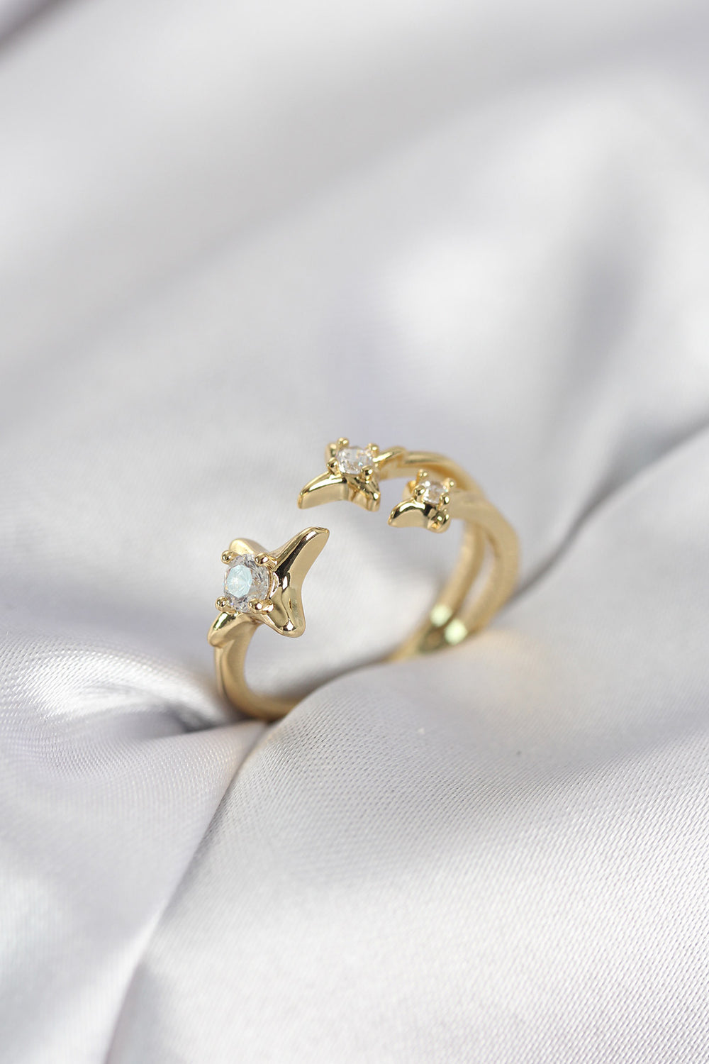 Minimal Kutup Yıldızı Model Gold Renk Kadın Yüzük TG27BYK4135