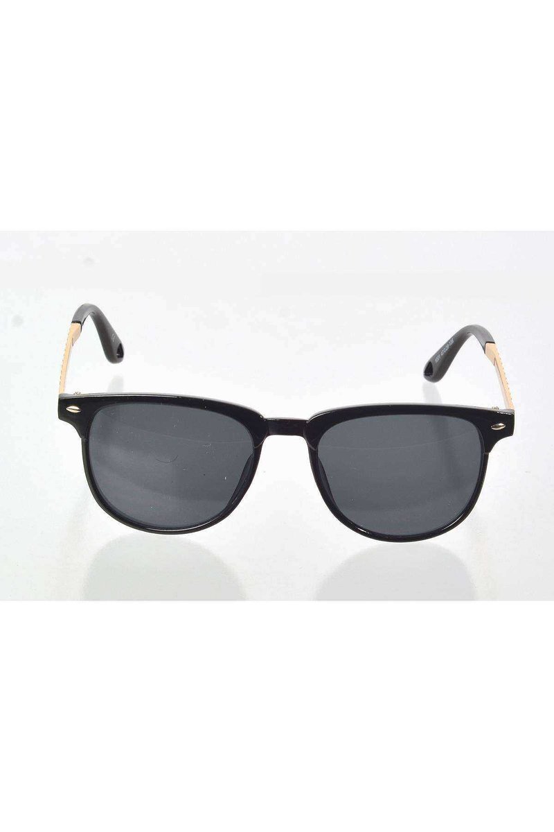 Siyah Çerçeve Unisex Güneş Gözlüğü - Moda Gözlük