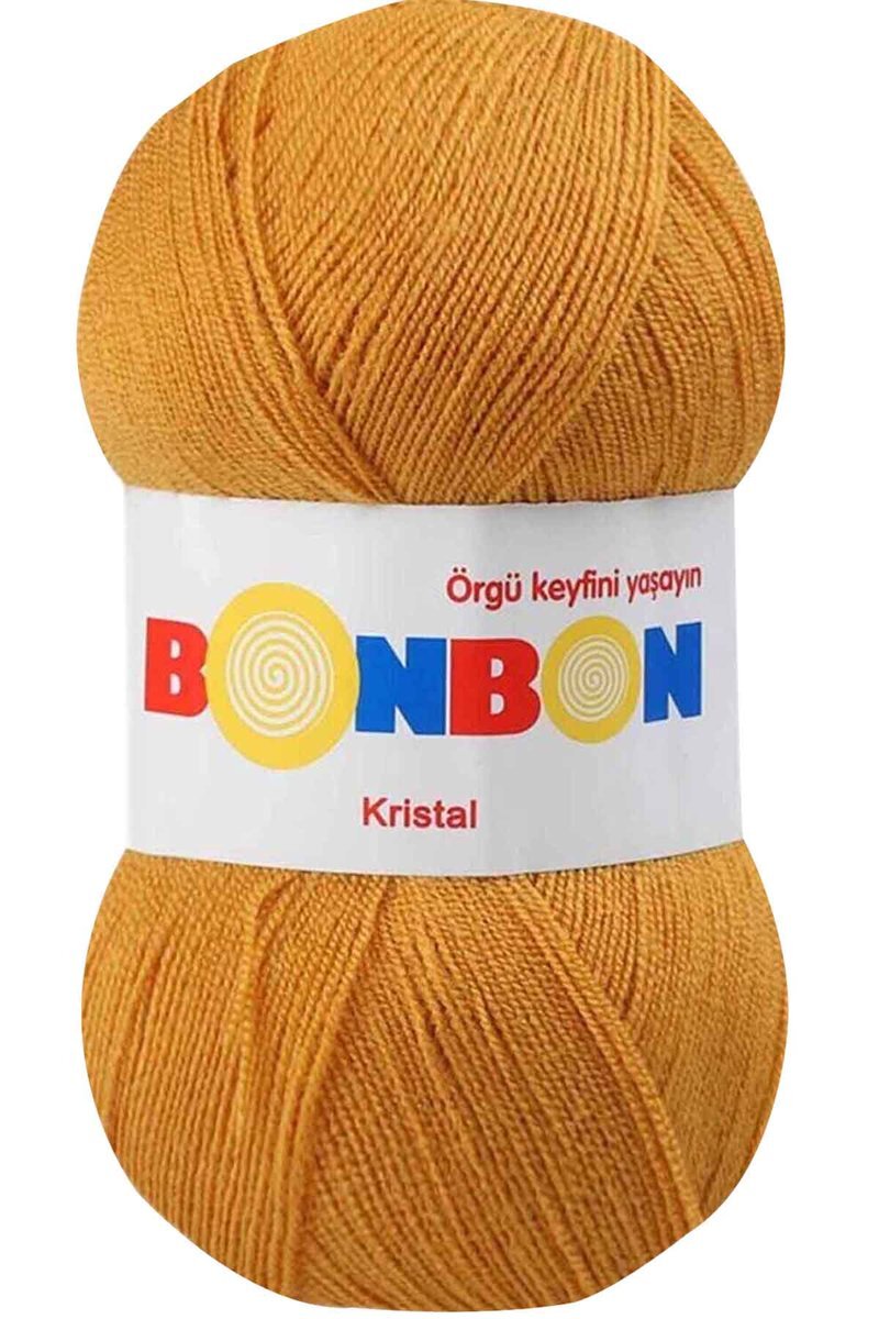 Kristal El Örgü Lif İpi Hardal 98415