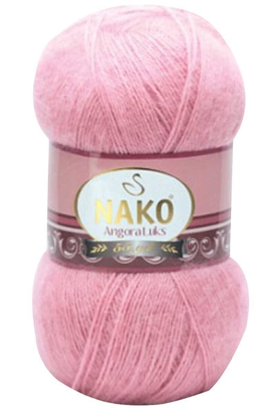 Angora Lüks El Örgü İpi Gül Kurusu 10325