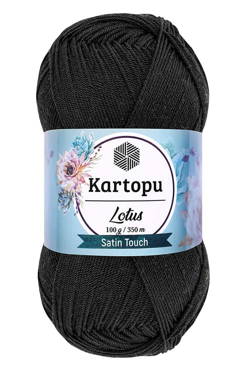 Lotus Bikini Büstiyer Bluz Örgü İpi K940 Siyah