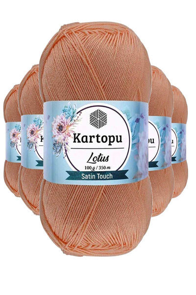5 Adet Lotus Bikini Büstiyer Bluz Örgü İpi K277 Şeftali