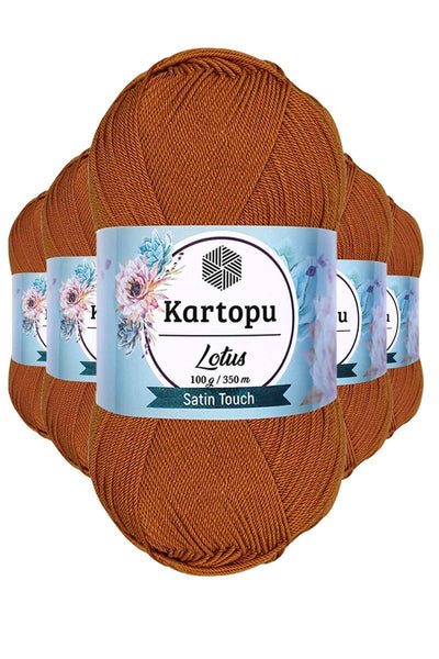 5 Adet Lotus Bikini Büstiyer Bluz Örgü İpi K302 Tarçın