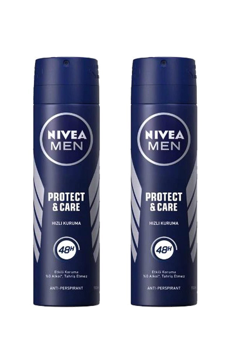 2 Adet Men Protect&Care Erkek Sprey Deodorant 150 ML