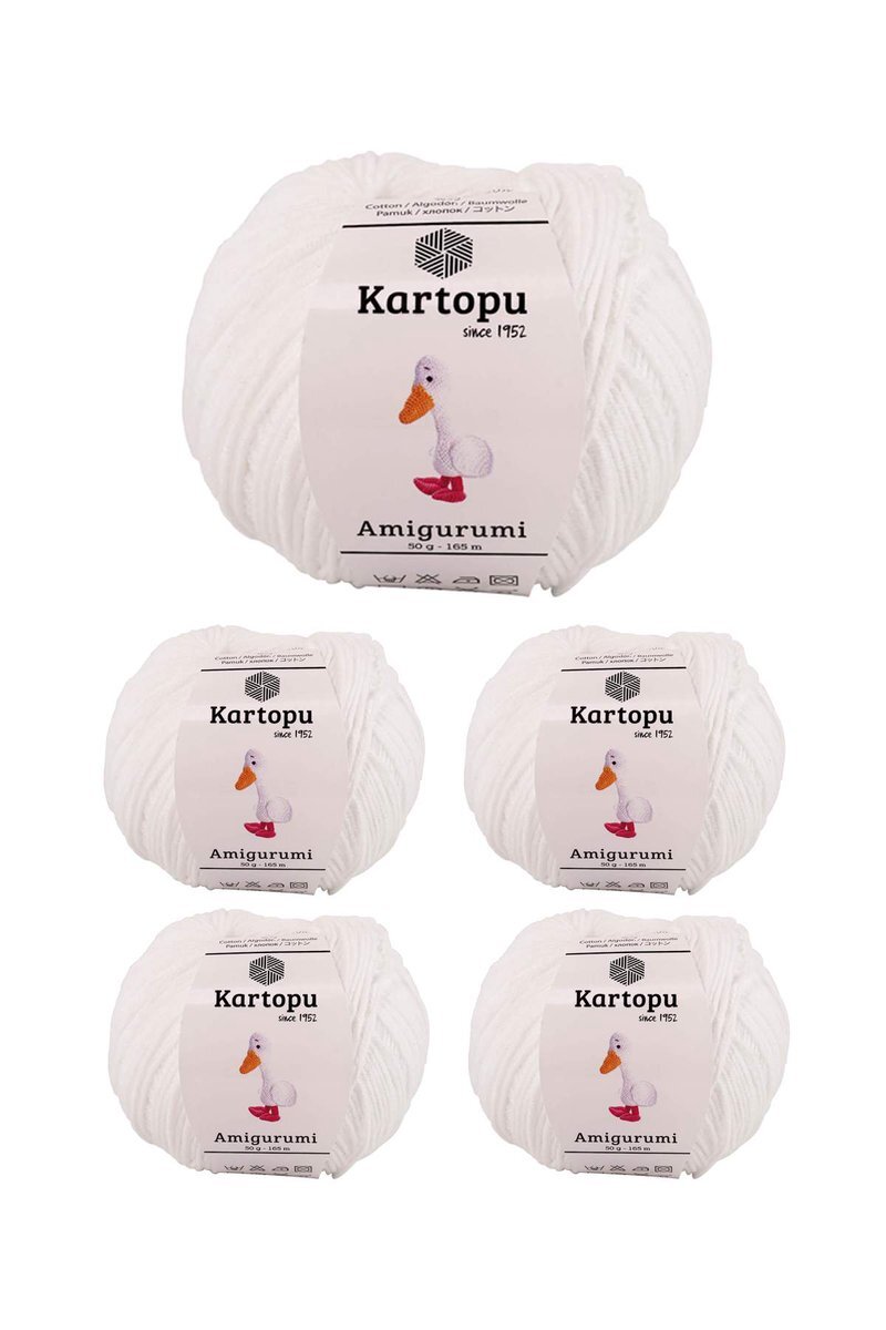 5 Adet Amigurumi El Örgü İpi 50gr 010