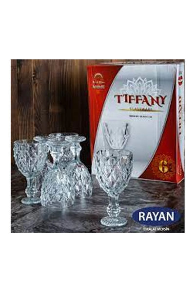 Tiffany 6'lı Lüx Ayaklı Bardak - 82628