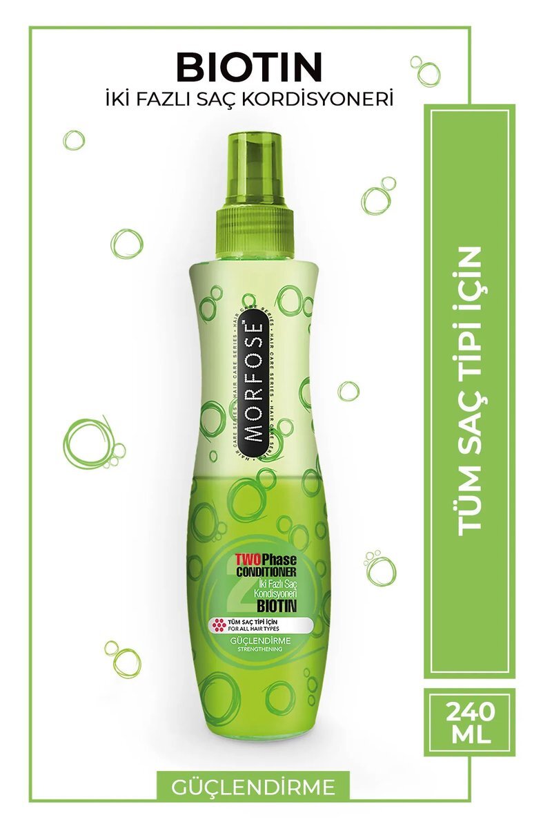 Biotin Çift Fazlı Saç Kondisyoner Fön Suyu 240 ML - mrfs