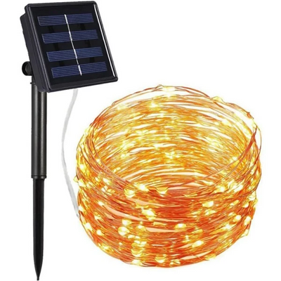 Ally Solar Güneş Enerjili Dış Bahçe Aydınlatma Su Geçirmez Led 10M