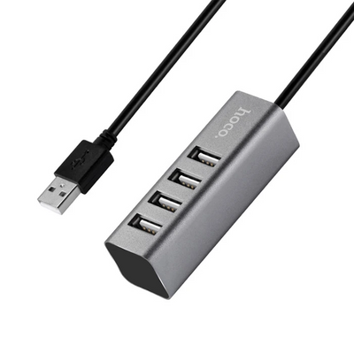 Hoco HB1 80cm Kablolu 4 Portlu USB Çoğaltıcı HUB Adaptör