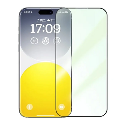 Baseus Corning iPhone 15 Plus Full Koruma Eye-Protection Tempered Cam Ekran Koruyucu