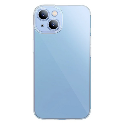 Baseus Simple Case iPhone 14 Plus 6.7 Kamera Korumalı İnce Silikon Şeffaf Kılıf
