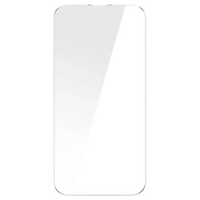 Baseus Crystal Serisi iPhone 15 Plus Full Koruma Tempered Cam Ekran Koruyucu 2 Adet Set