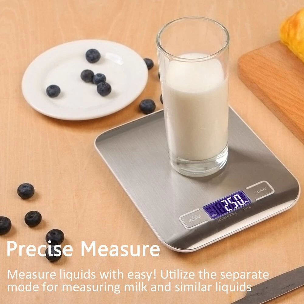 Lüx Dijital Mutfak Terazisi 5 Kg 1 Gr Hassas Paslanmaz Çelik + Pil