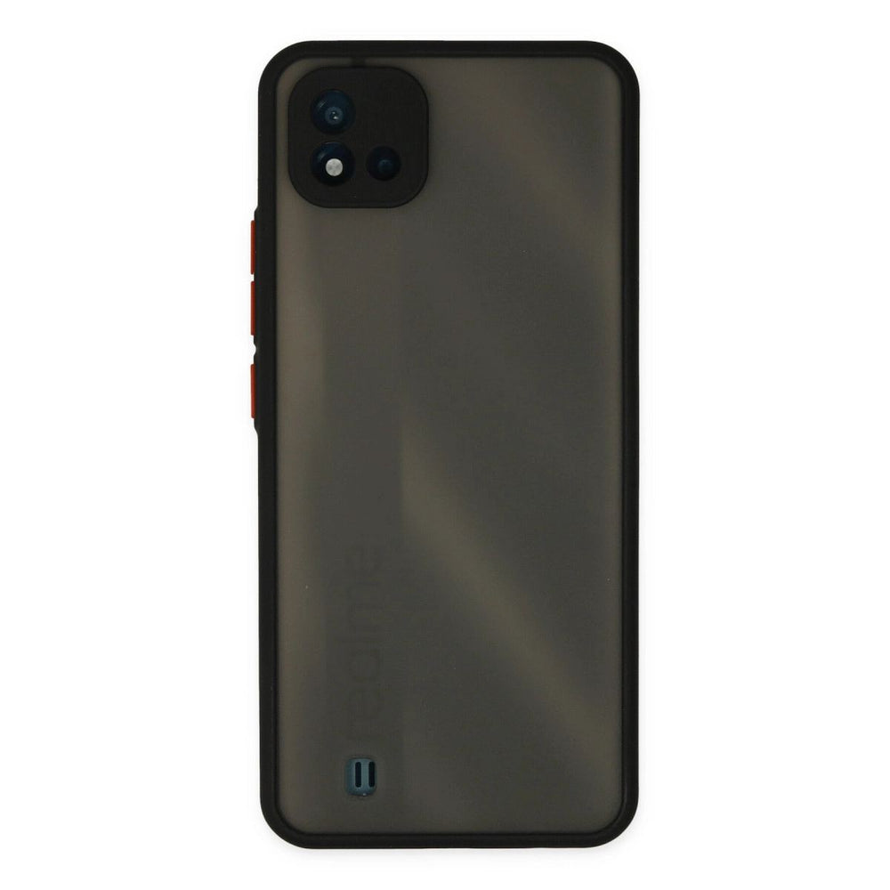 Realme C11 2021 Kılıf Montreal Silikon Kapak - Siyah