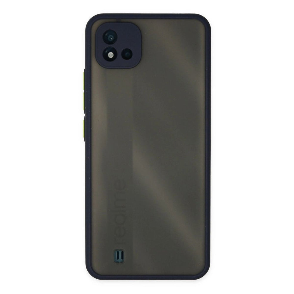 Realme C11 2021 Kılıf Montreal Silikon Kapak - Lacivert