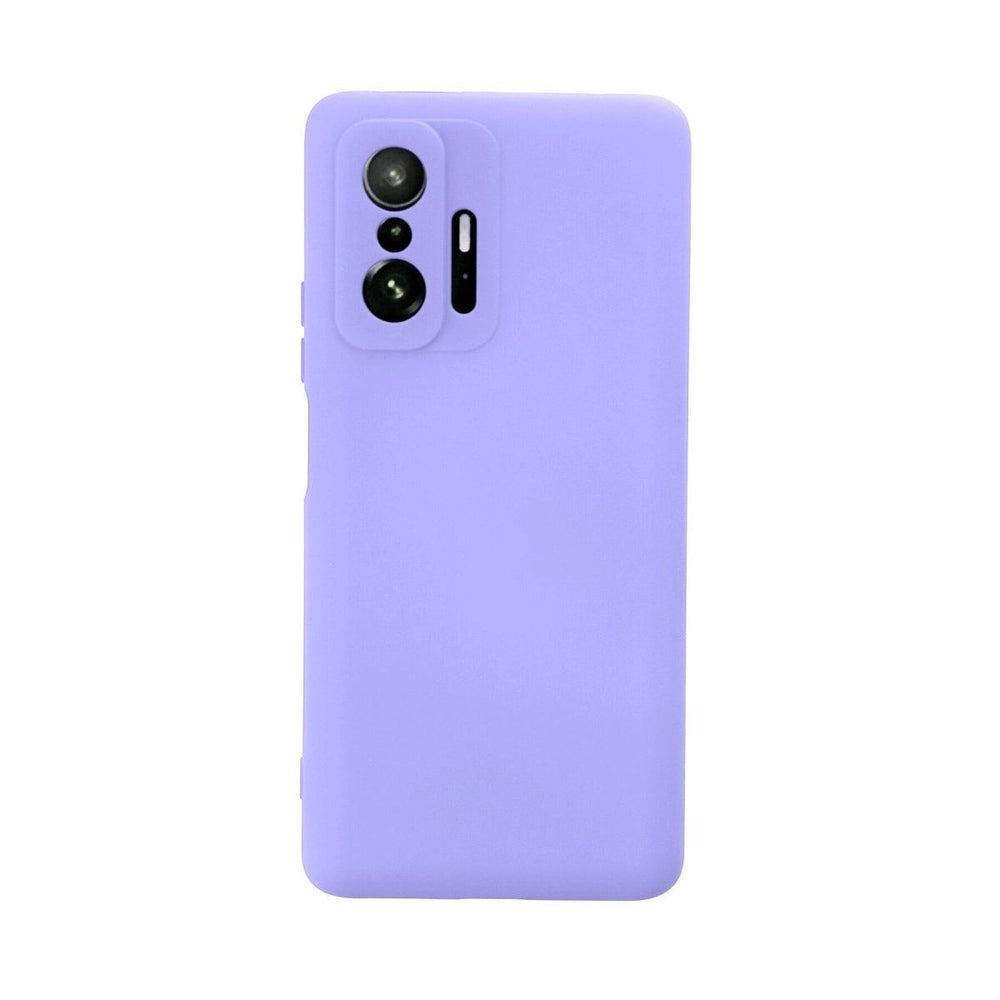Xiaomi Mi 11t Pro Kılıf Nano İçi Kadife Silikon - Lila