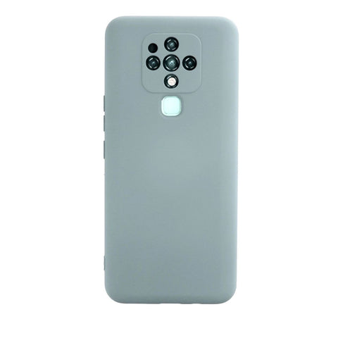 Tecno Camon 16 Kılıf Nano İçi Kadife Silikon - Buz Mavisi