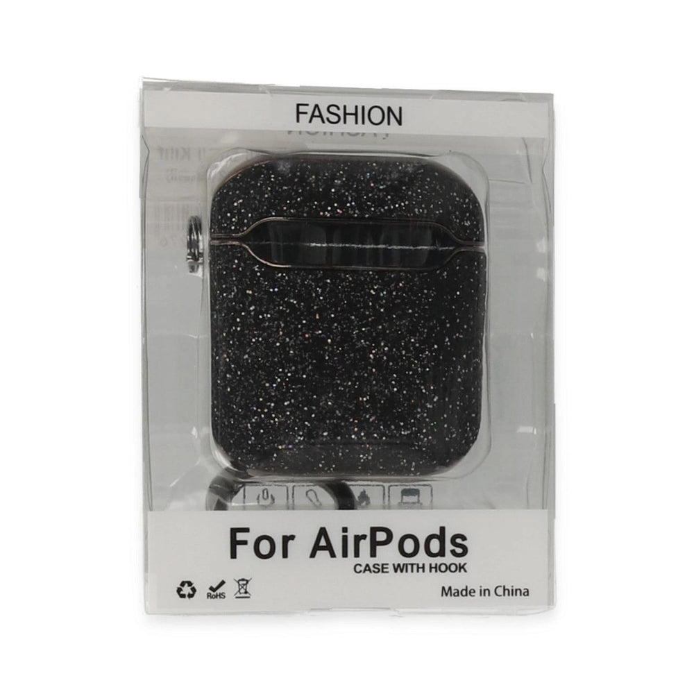 Apple Airpods 2 (2.nesil) Spell Simli Kılıf - Siyah