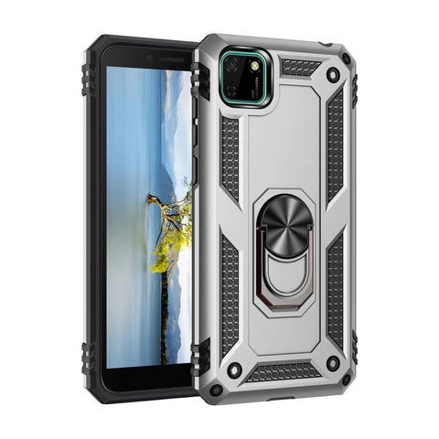 Huawei Y5p Kılıf Sofya Yüzüklü Silikon Kapak