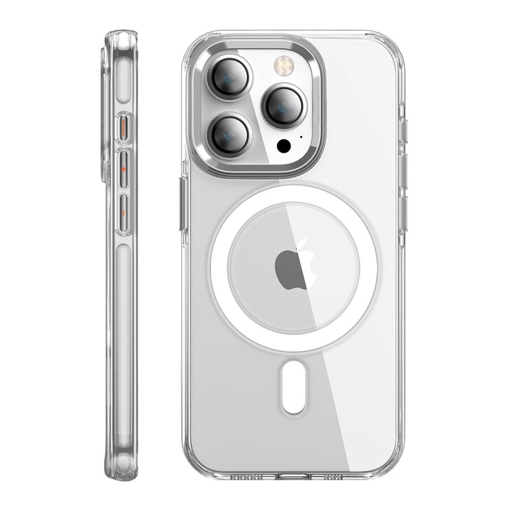Joko Apple İphone 15 Pro Max Kılıf Crystal Magsafe Kapak - Şeffaf