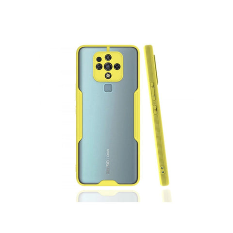 Tecno Camon 16 Kılıf Platin Silikon