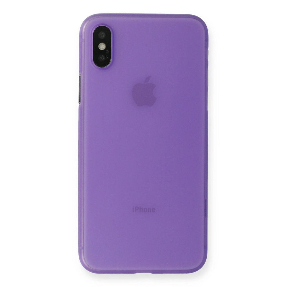 Apple İphone Xs Max Kılıf Pp Ultra İnce Kapak - Mor