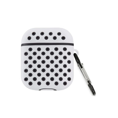 Apple Airpods 3 (3.nesil) Spor Delikli Kılıf - Gri-siyah