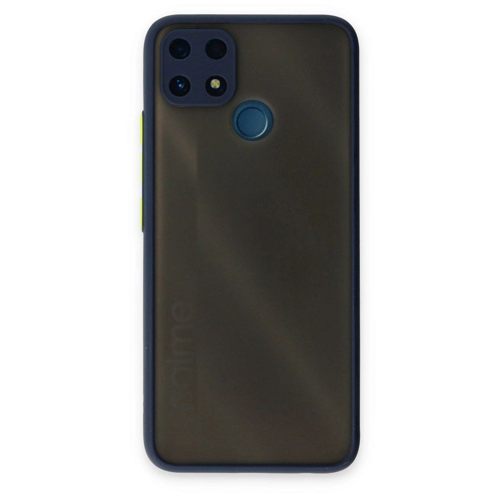 Realme C25 Kılıf Montreal Silikon Kapak - Lacivert