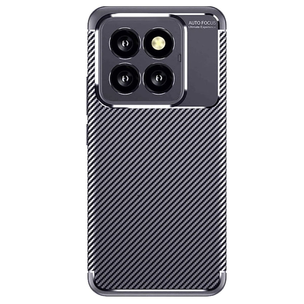 Xiaomi Mi 14t Pro Kılıf Auto Focus Karbon Kapak - Lacivert