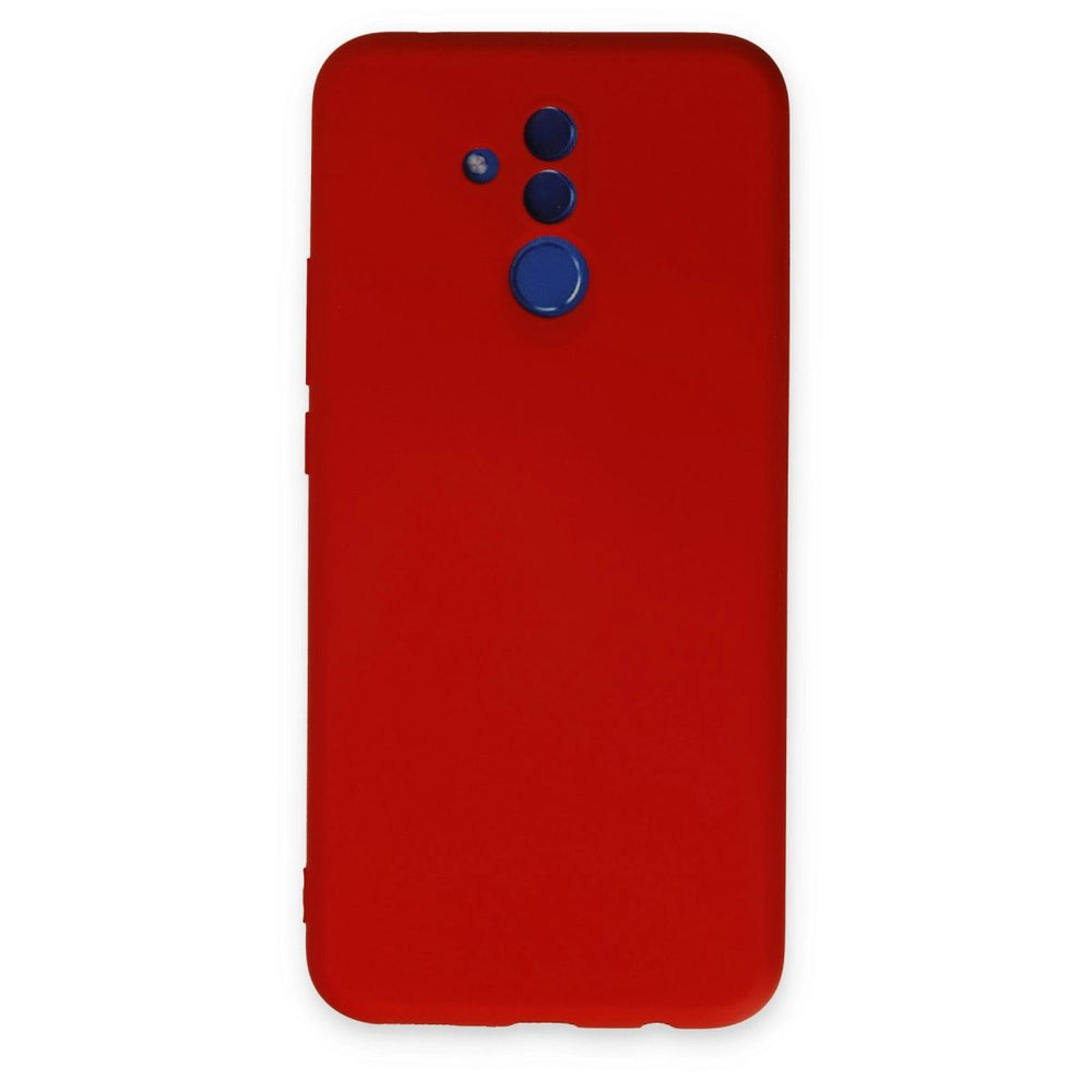 Huawei Mate 20 Lite Kılıf Nano İçi Kadife Silikon - Kırmızı