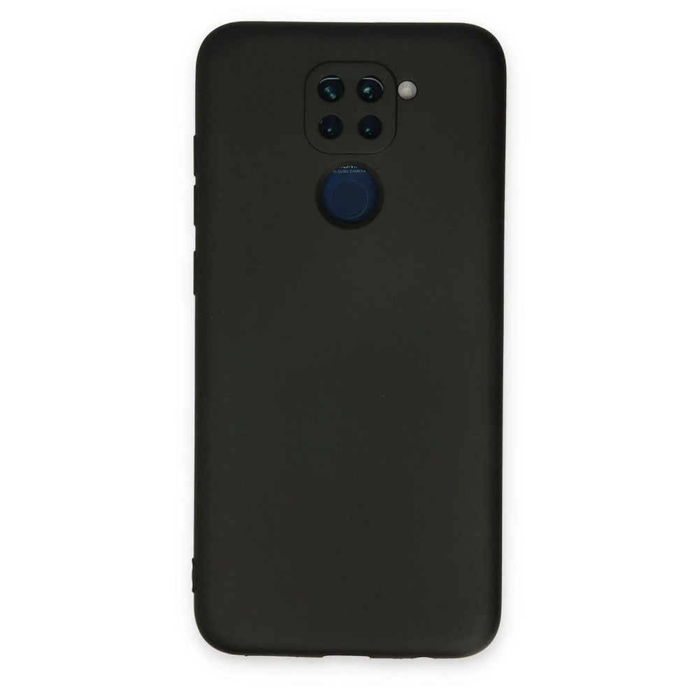 Xiaomi Redmi Note 9 Kılıf Nano İçi Kadife Silikon - Siyah