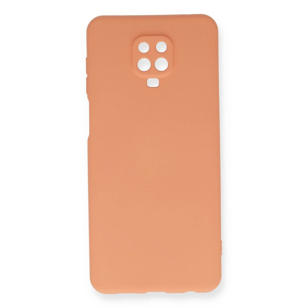 Xiaomi Redmi Note 9 Pro Kılıf Nano İçi Kadife Silikon - Turuncu
