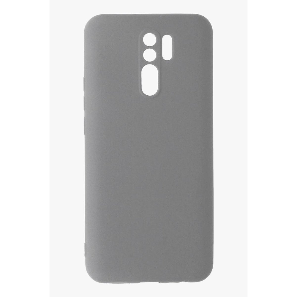 Xiaomi Redmi 9 Kılıf Nano İçi Kadife Silikon - Gri
