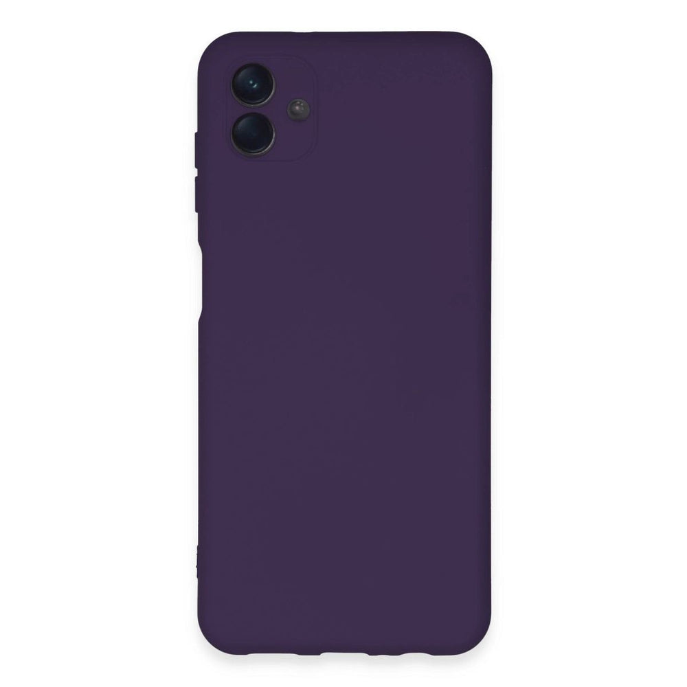 Samsung Galaxy A04e Kılıf Nano İçi Kadife Silikon - Mor