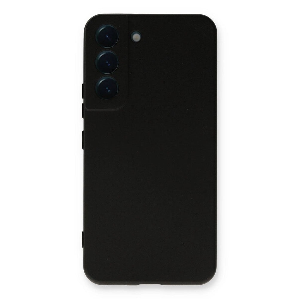 Samsung Galaxy S22 Plus Kılıf Nano İçi Kadife Silikon - Siyah