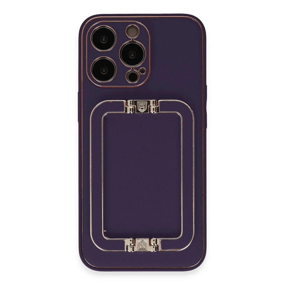 Apple İphone 14 Pro Max Kılıf Coco Elit Kapak - Derin Mor