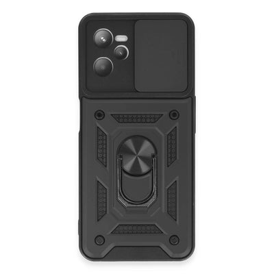 Realme C35 Kılıf Pars Lens Yüzüklü Silikon