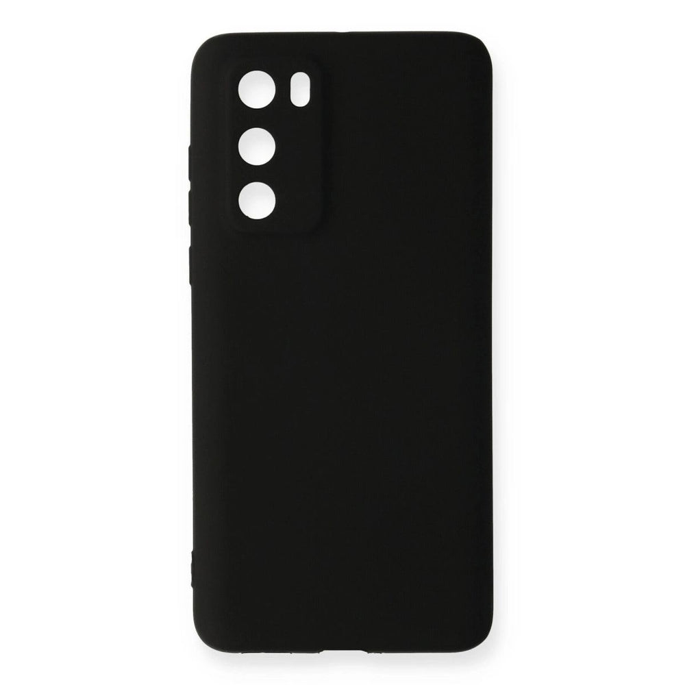 Huawei P40 Kılıf First Silikon - Siyah