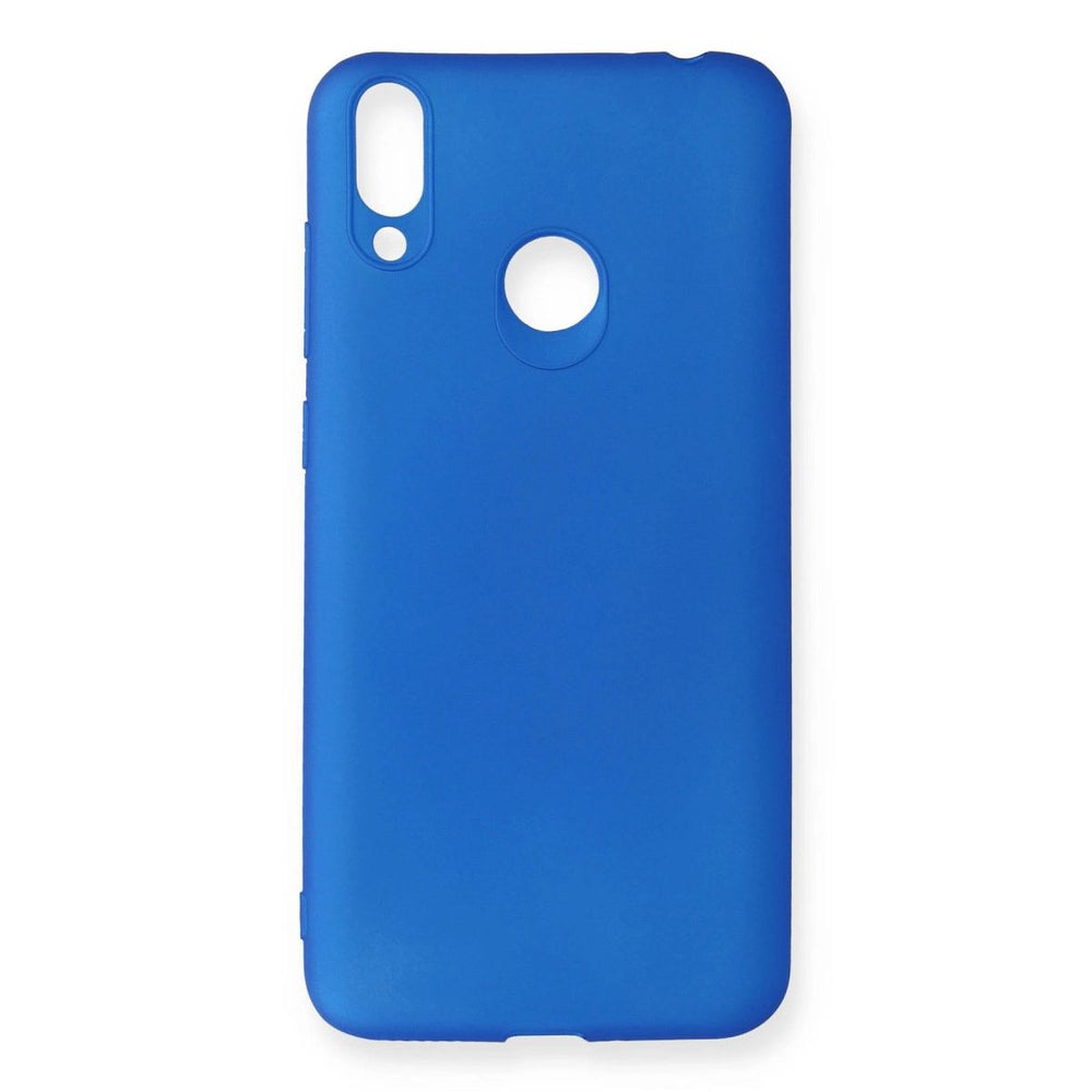 Huawei Honor 8c Kılıf First Silikon - Mavi