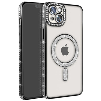 Apple İphone 14 Kılıf Joke Simli Magneticsafe Kılıf