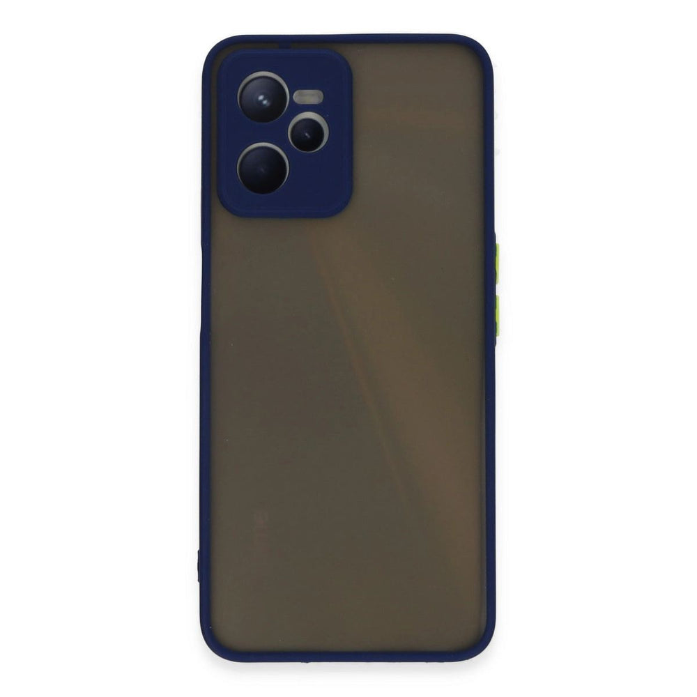 Realme C35 Kılıf Montreal Silikon Kapak - Lacivert