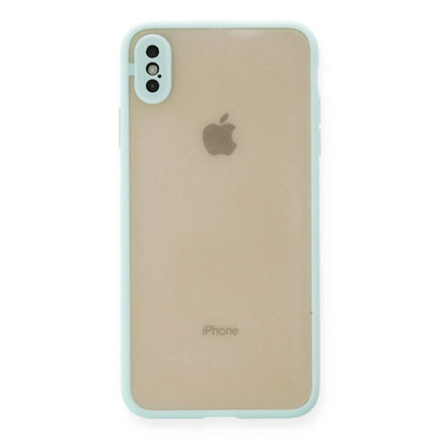 Apple İphone Xs Max Kılıf Montreal Silikon Kapak - Turkuaz