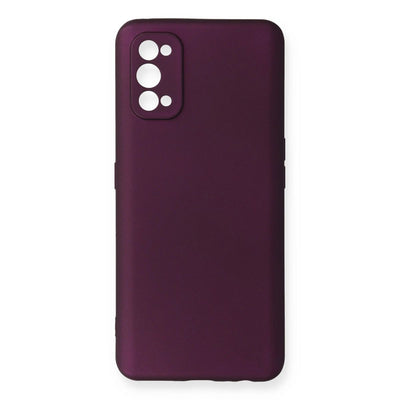 Realme 7 Pro Kılıf First Silikon - Mürdüm